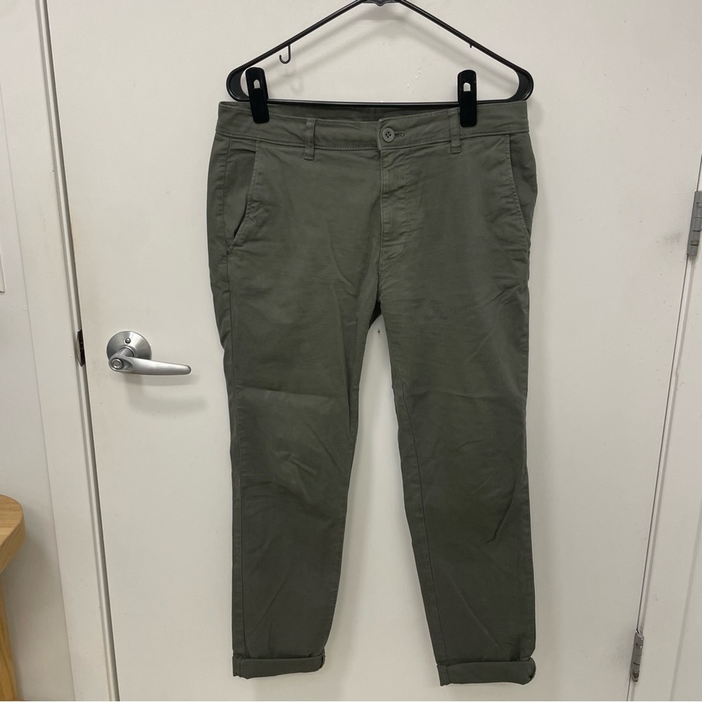 Olive Green Chino Pants